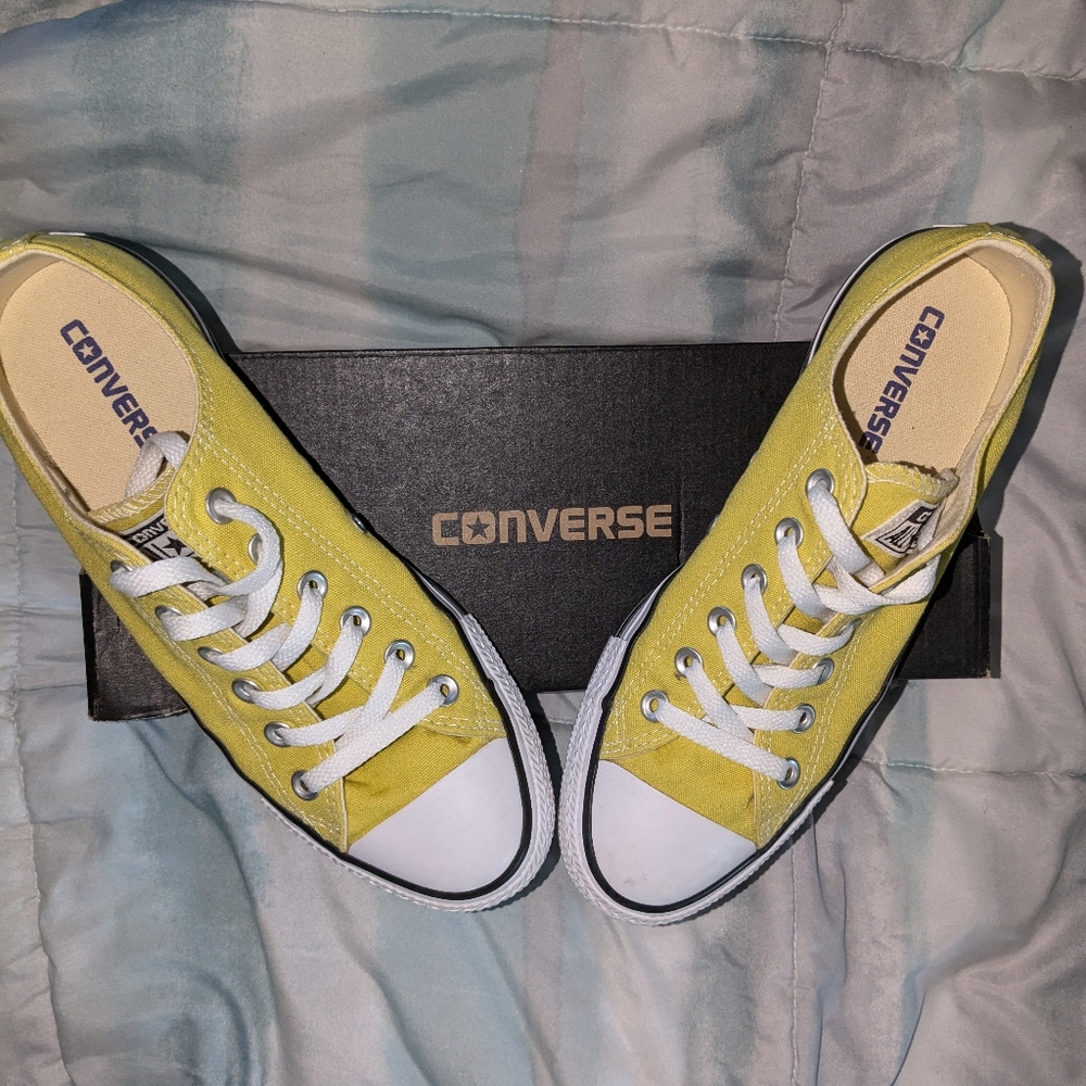 Yellow Converse Sneakers